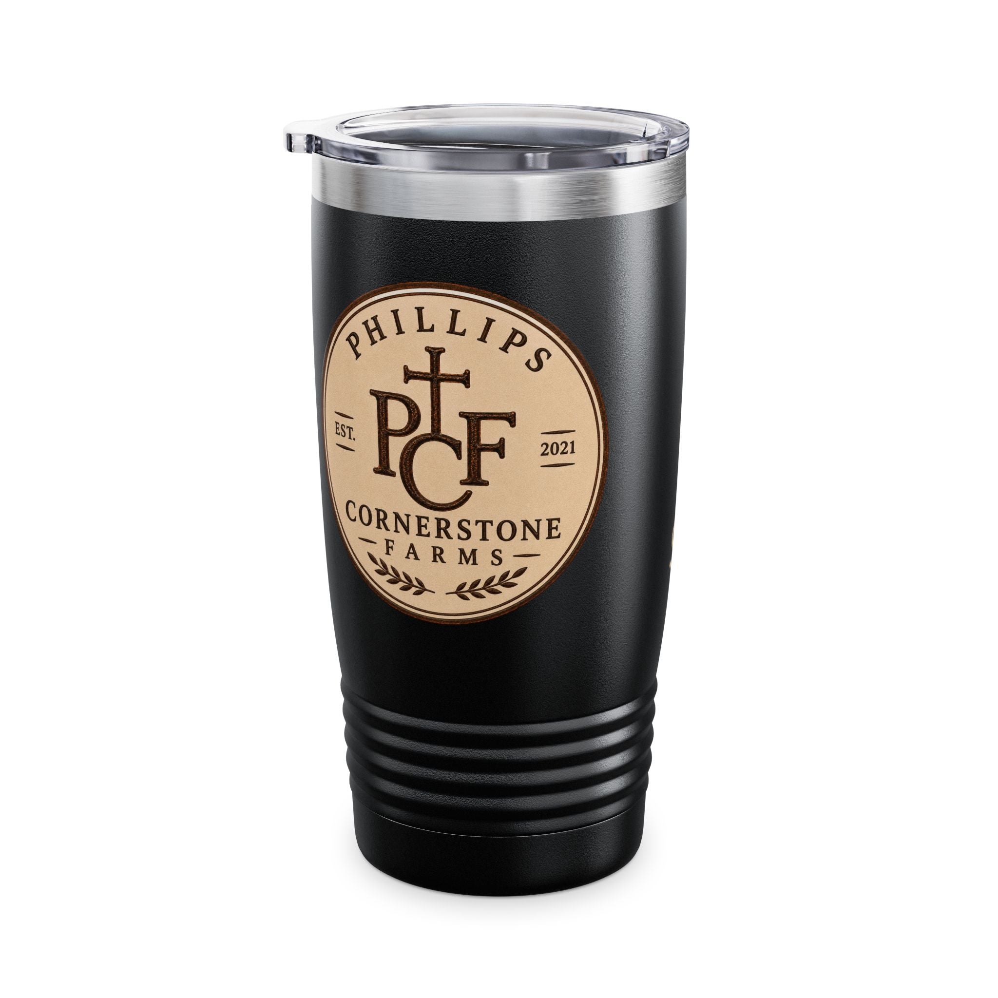 Ringneck 20oz Tumbler – Phillips Cornerstone Farms Logo Design