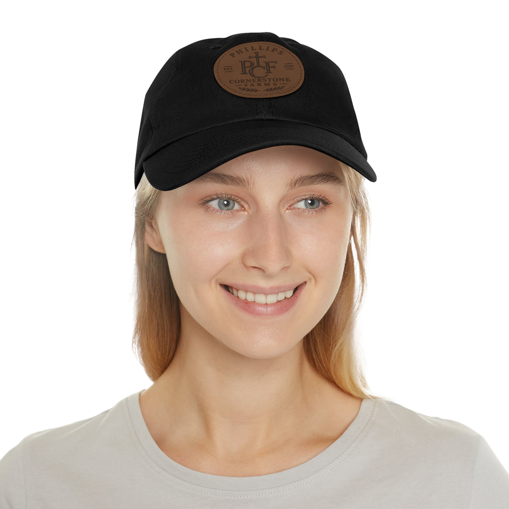 PC Farms Leather patch Hat