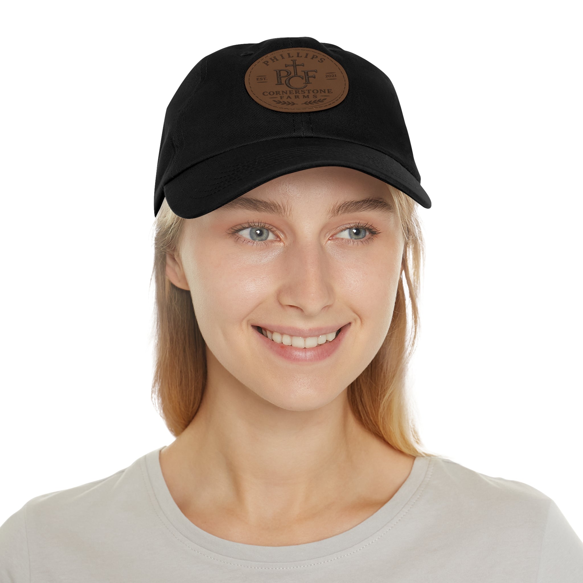 PC Farms Leather patch Hat